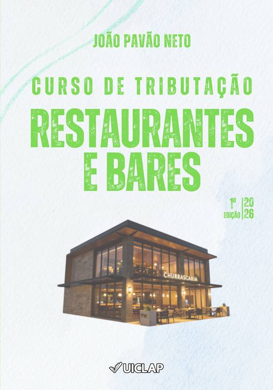 Capa do livro Curso de Tributação — Restaurantes e Bares