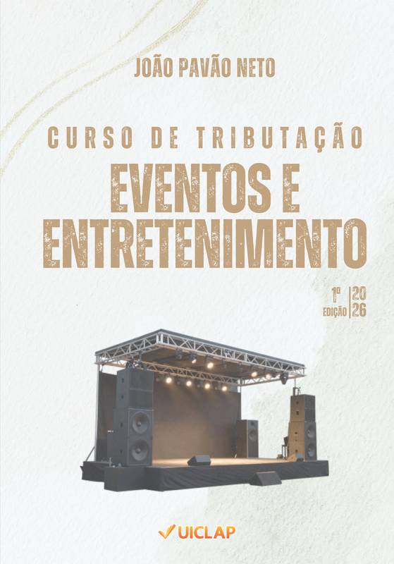 Capa do livro Curso de Tributação — Eventos e Entretenimento