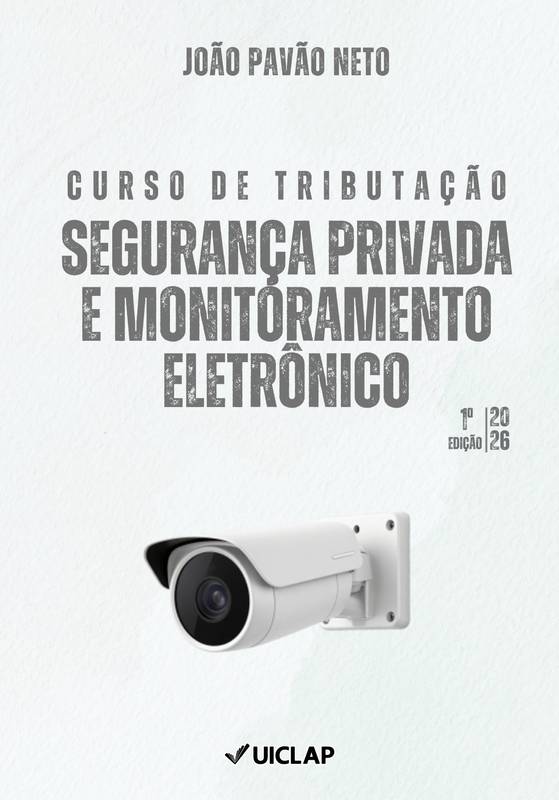 Capa do livro Curso de Tributação — Segurança Privada e Monitoramento Eletrônico